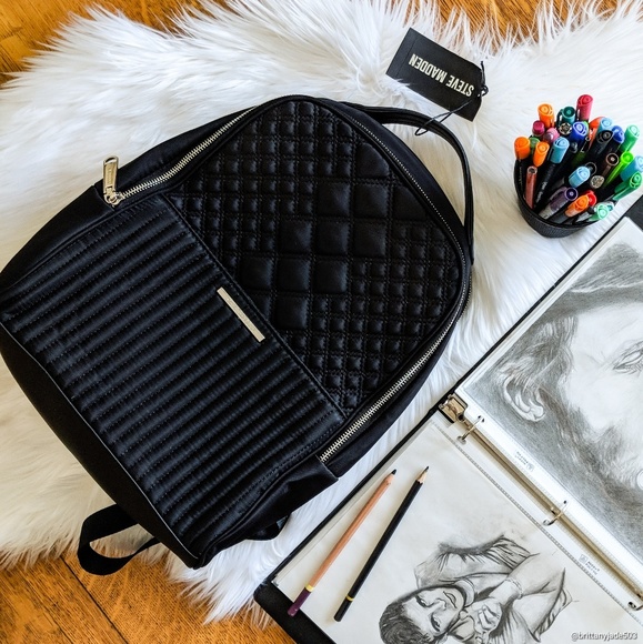 Steve Madden Handbags - 🆕Steve Madden •BKENT• Quilted Backpack